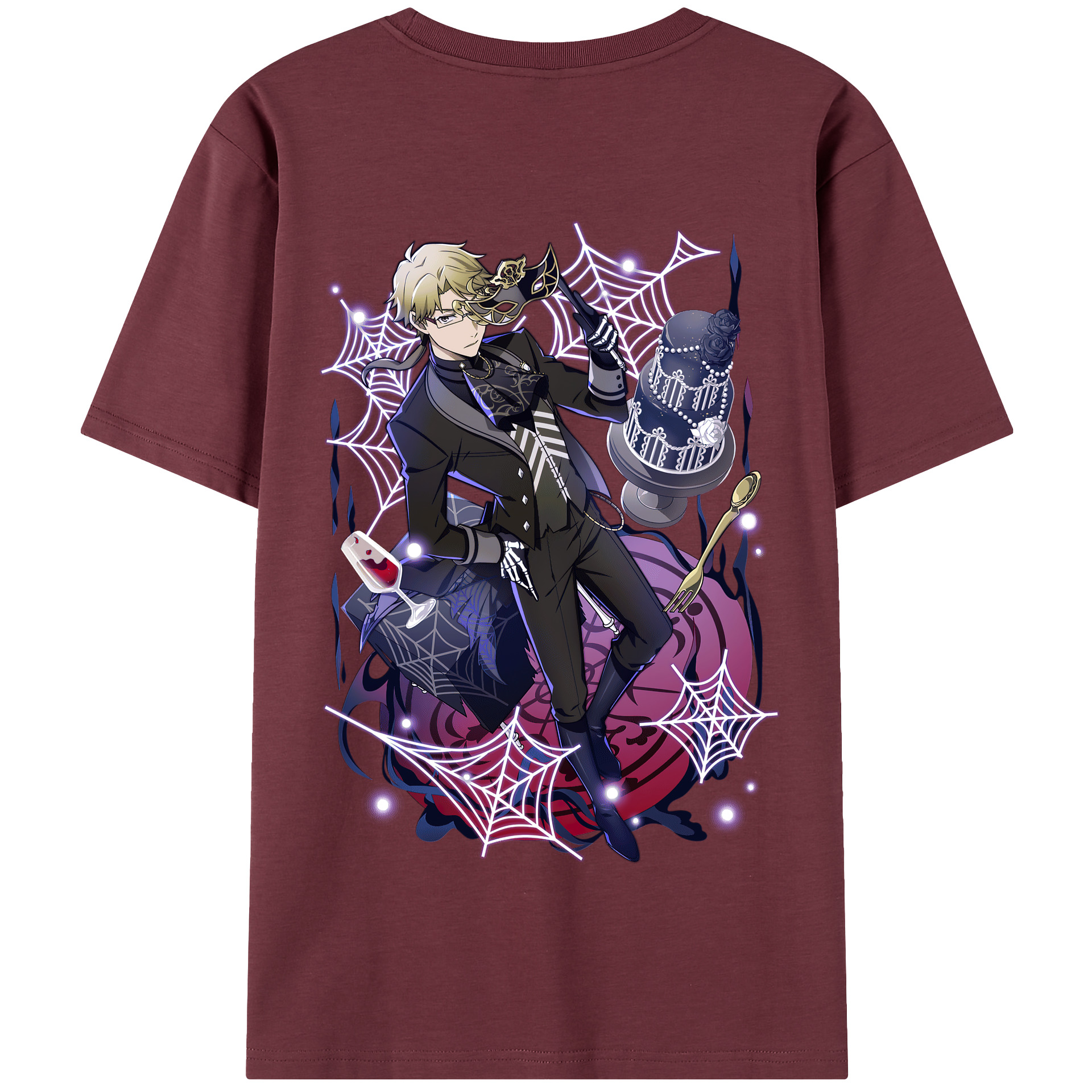 （画像用） 文豪ストレイドッグス Bungo Stray Dogs 綿100％半袖Tシャツ（背面プリント）